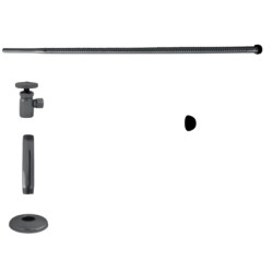 RKB0013 1/2" IPS * 3/8" * 20 " Corrugated Riser Kit - Round Handle.